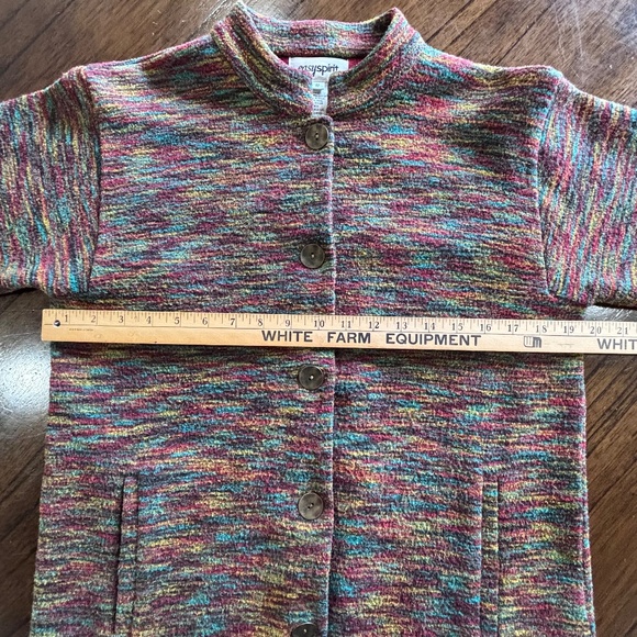 Vintage Easy Spirit made in Hong Kong wool blend button up jacket size M - Picture 14 of 16